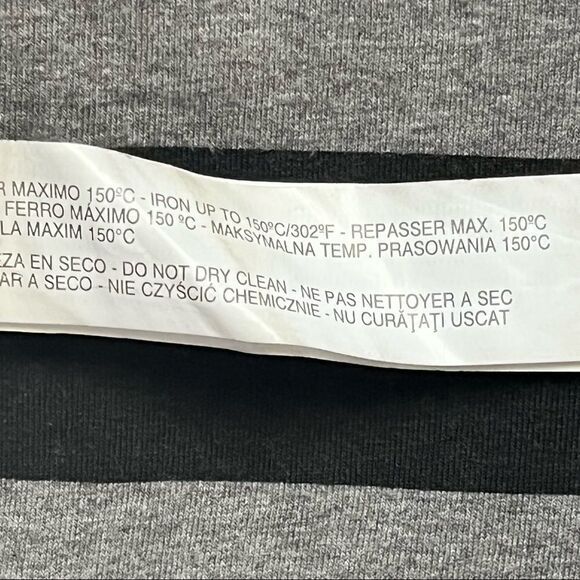 ZARA W&B Collection midi skirt bodycon pencil stretch striped black grey size M - Picture 12 of 13